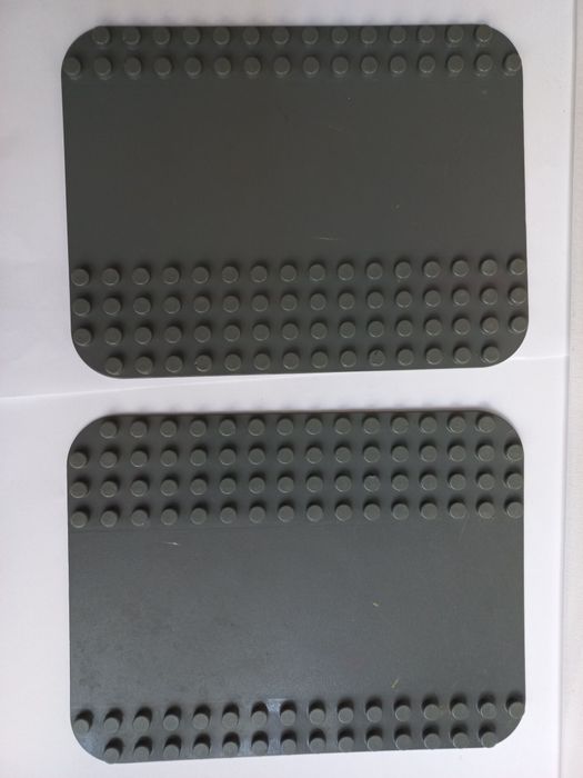Klocki Dwie płytki szare Lego Duplo