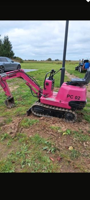 Minikoparka komatsu pc 02