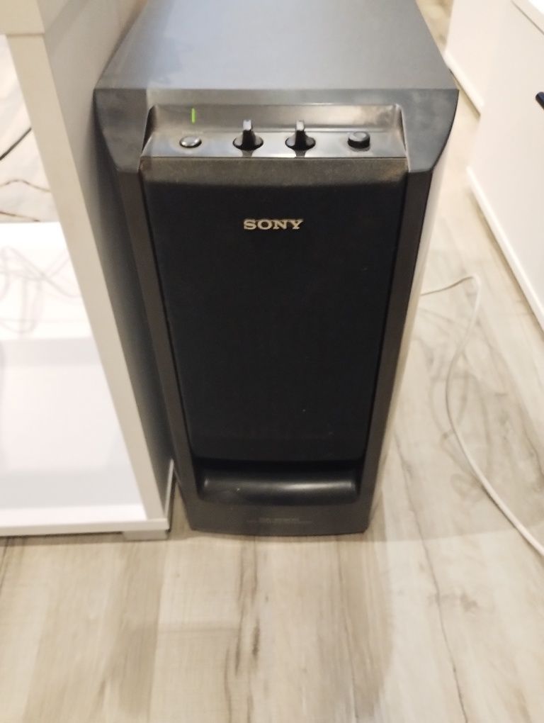 Sony amplituner 5.1, CD, głośniki,aktywny subwoofer,pilot,kino  domowe