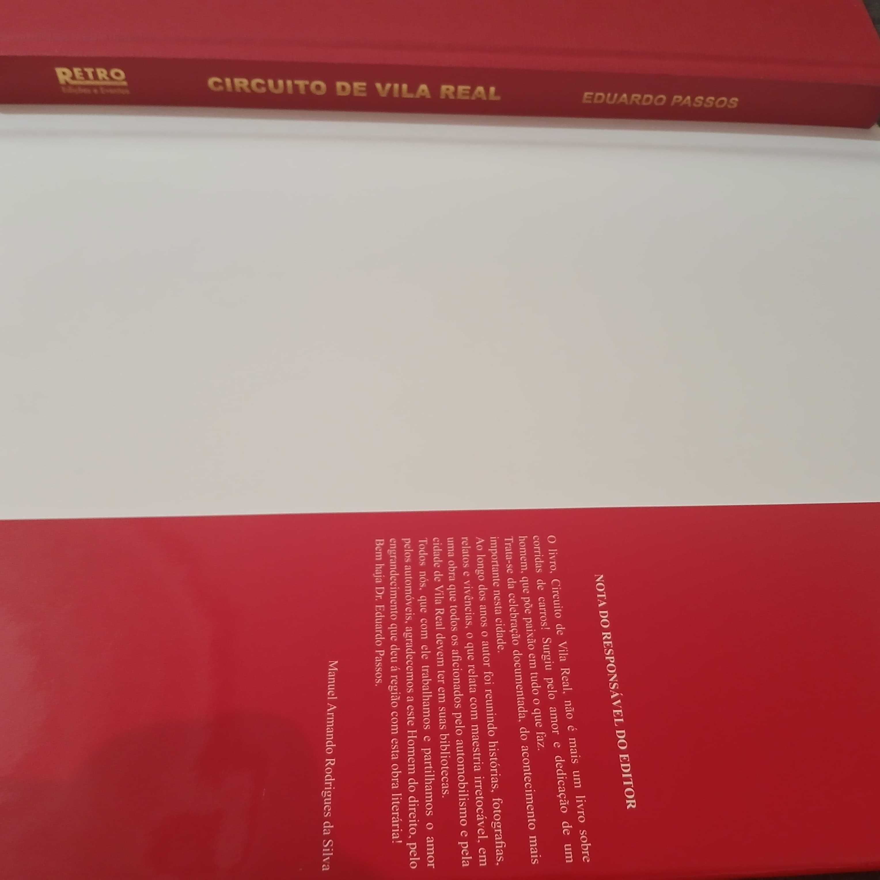 Livro - Circuito de Vila Real , Velocidade na Cidade de Eduardo Passos