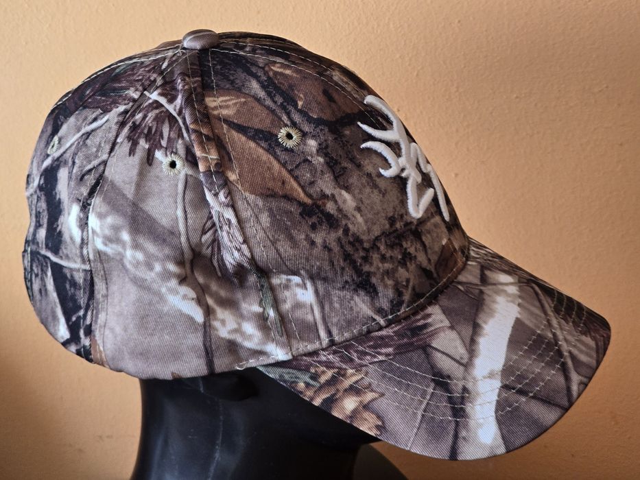 Czapka myśliwska wędkarska na polowanie zasiadkę. CAMO Kamuflaż. 1SIZE