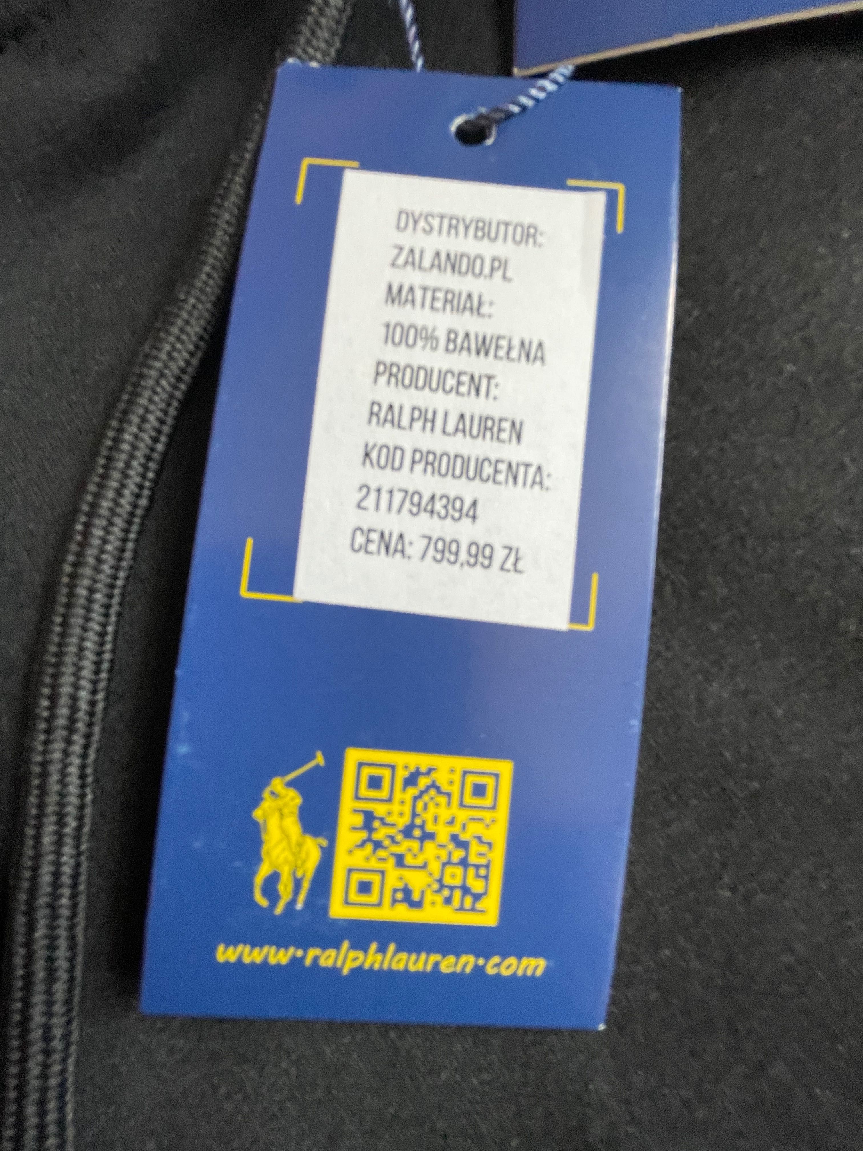 Nowy dres Polo Ralph Lauren , czarny