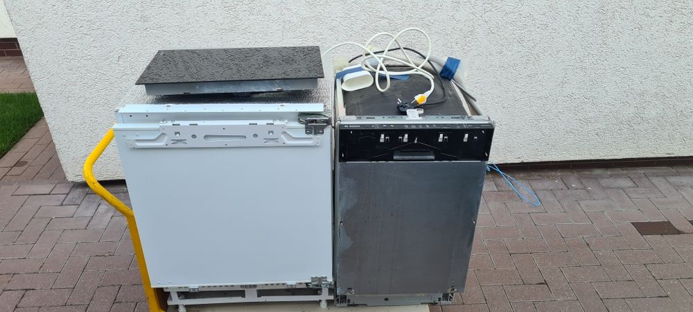 Lodówka zmywarka płyta do zabudowy komplet