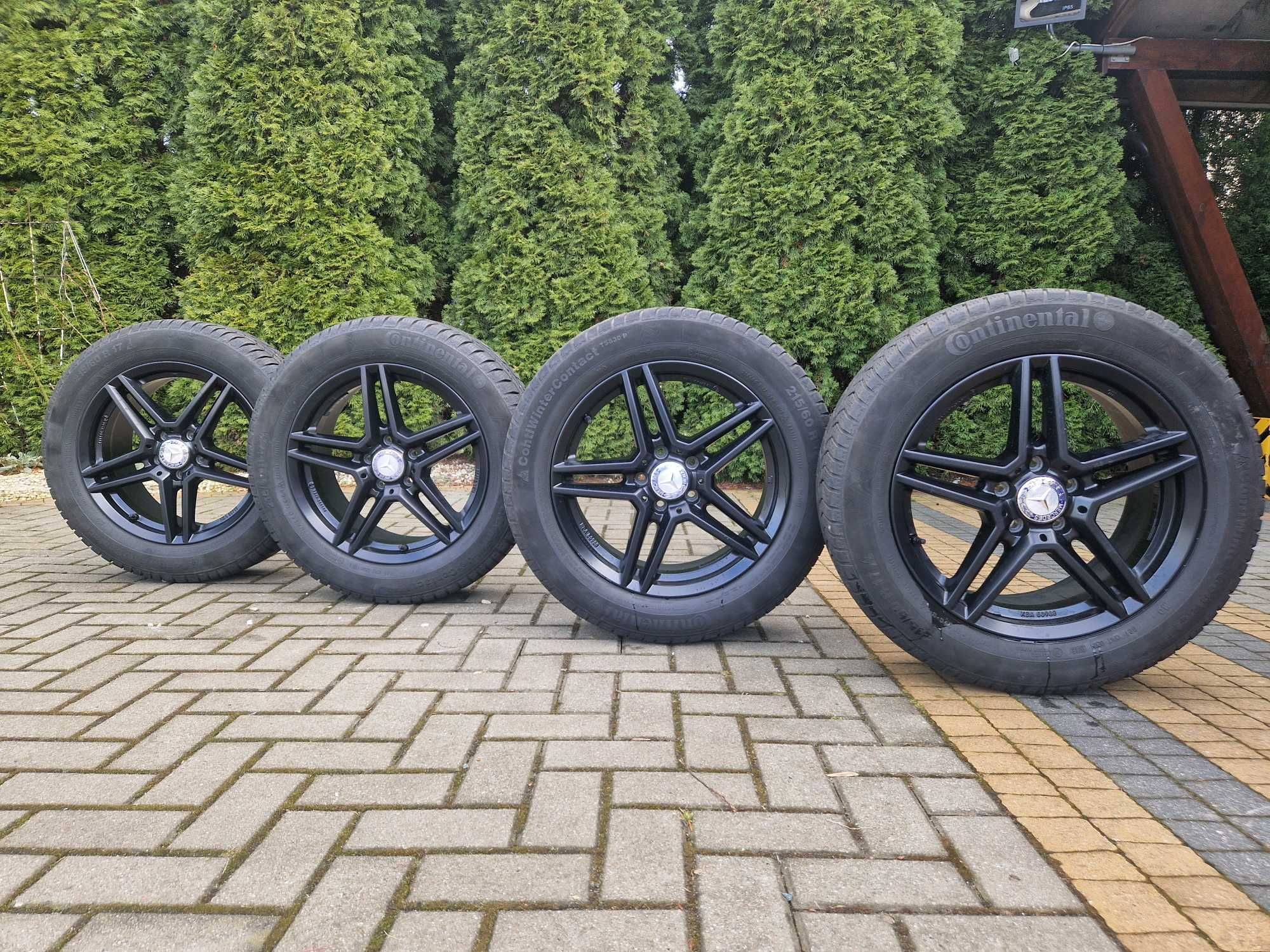 Felgi aluminiowe Koła MERCEDES AMG  17"5x112 opony gratis CZARNY MAT