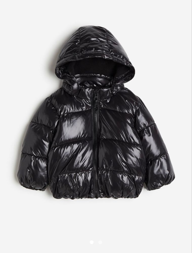 Kurtka puffer z kapturem