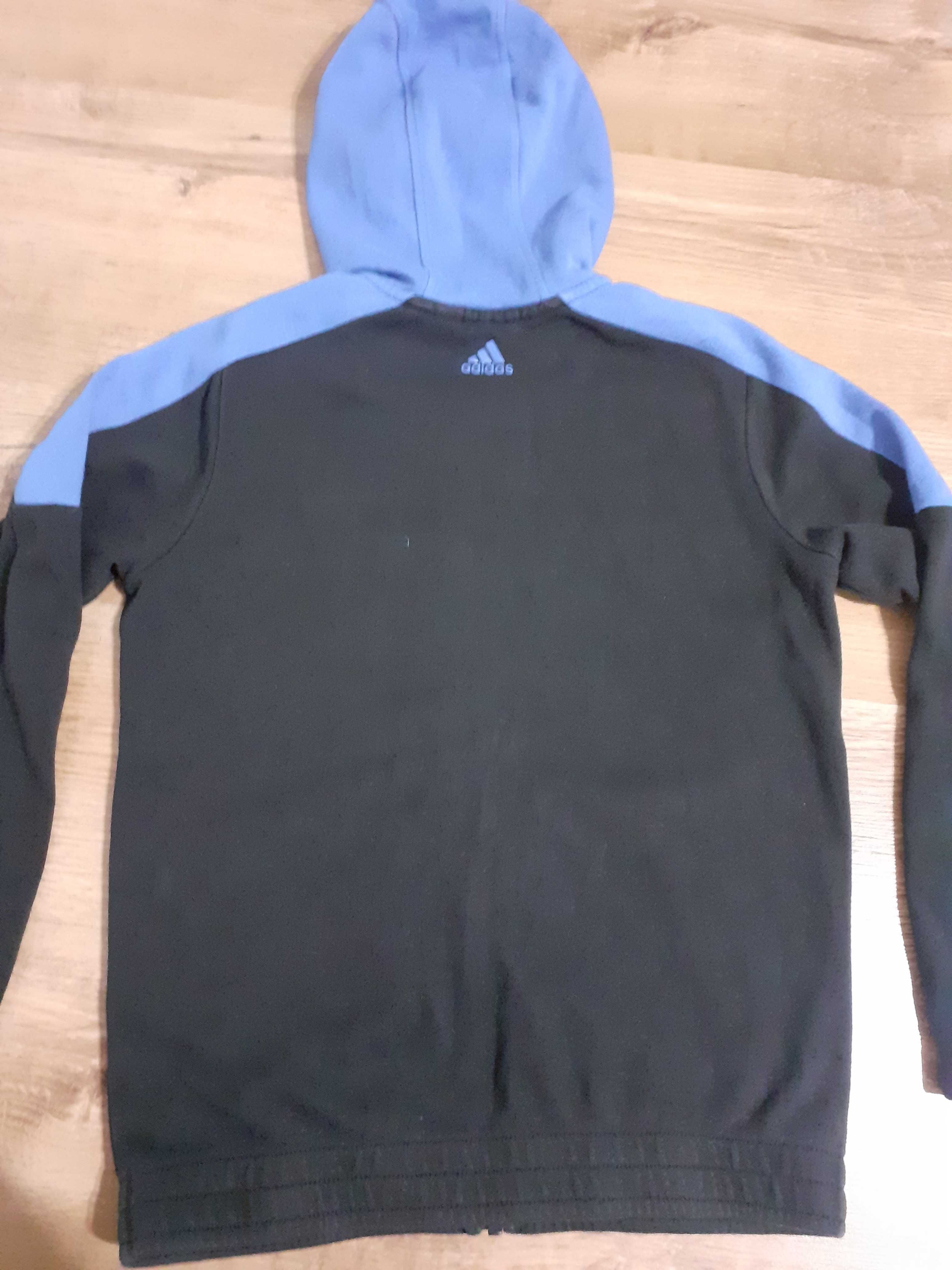 czarna bluza adidas 152 chłopiec