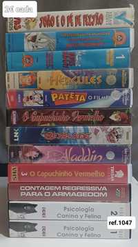 Cassetes de vídeo VHS