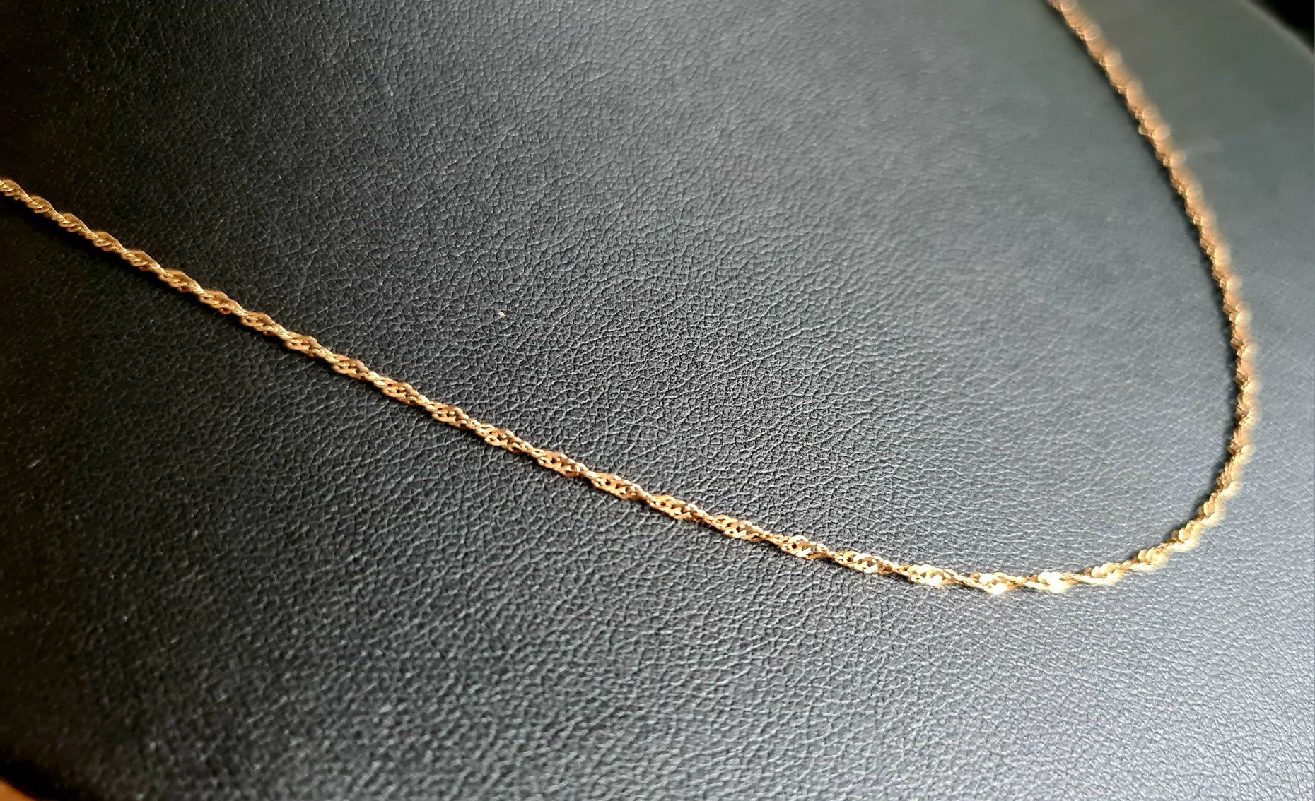 Łańcuszek złoty Singapur 45cm 1.40g 333 9K KOMIS skup złota dojazd