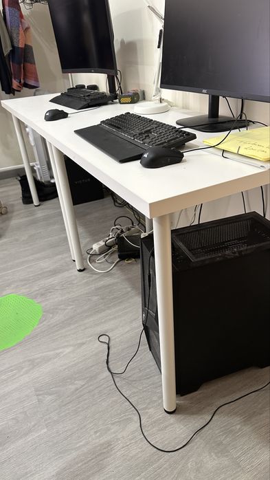 Mesa branca ADILS (IKEA), 100x60cm