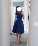niebieska sukienka Vivien 36 Szyjemy Sukienki