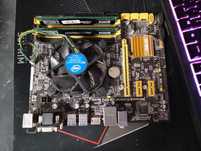 Zestaw: Intel I5-4460, DDR3 8gb, płyta asus B85M-G