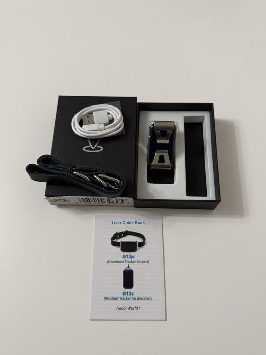 Lokalizator GPS G12P / G12S – dla zwierząt lub osób, nowy zestaw