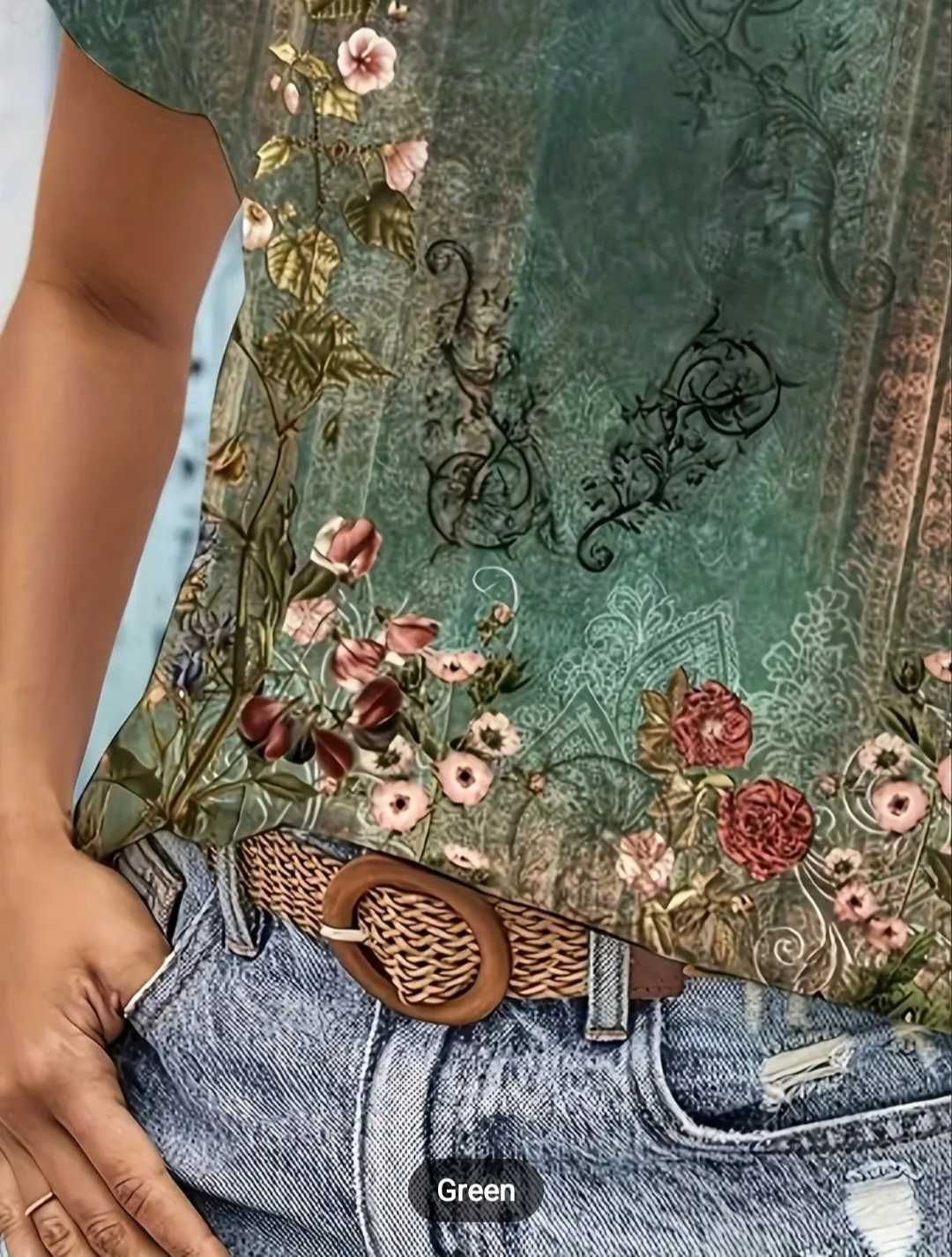 Blusa verde bonita