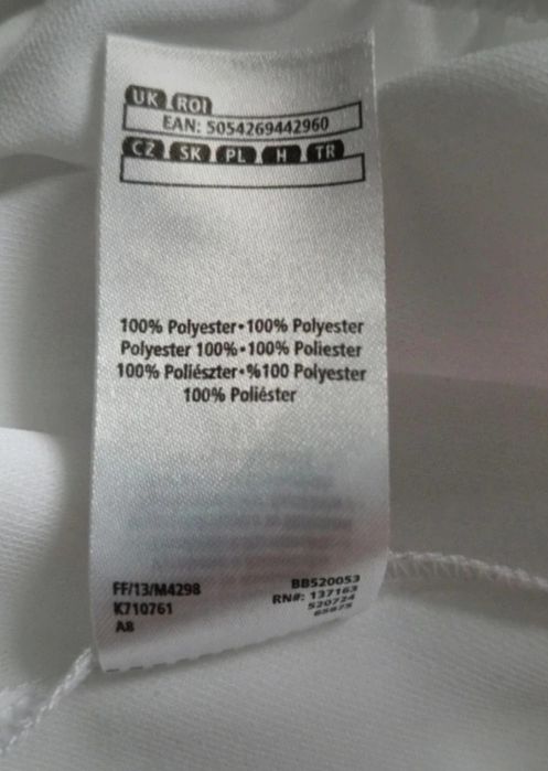 Bluzka biała Hiszpanka odkryte ramiona lekka zwiewna Basic Vintage