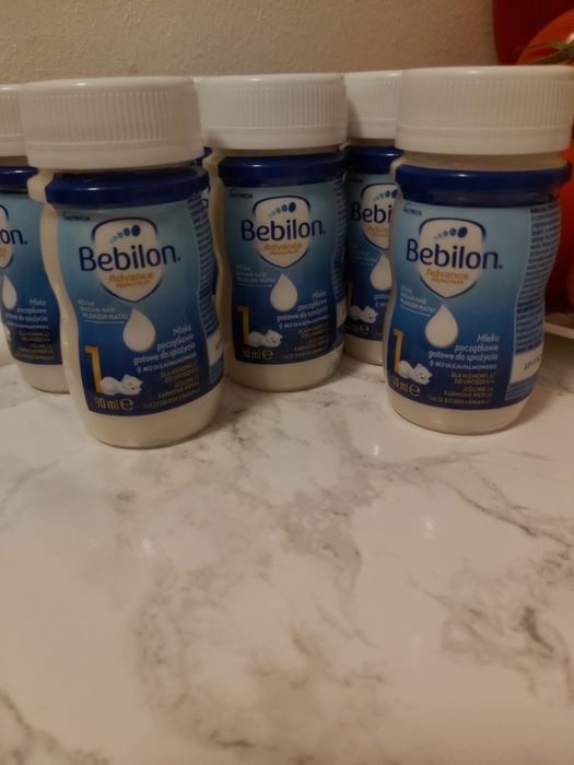 Bebilon Advance 1 90 ml 8 sztuk Gratis 3x smoczki