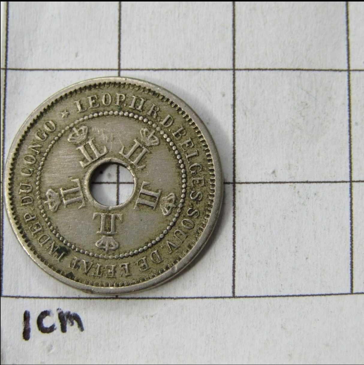 1906 Belgian Free State 5 Centimes