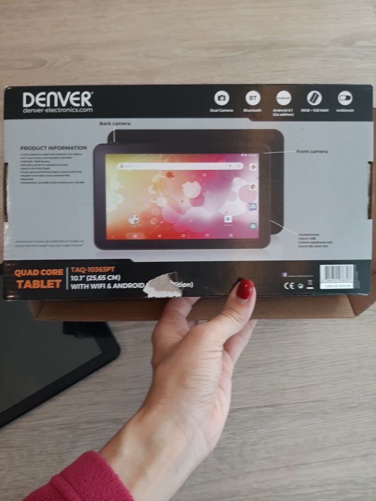 Tablet 10.1" Denver Quad Core TAQ-10363PT