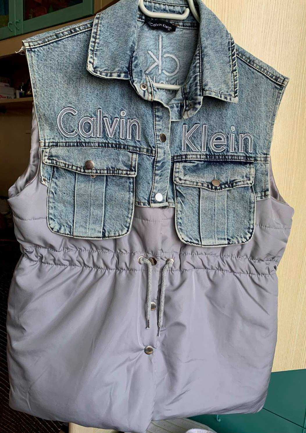 Безрукавка, жилетка Calvin Klein джинсовая, (р-р М)