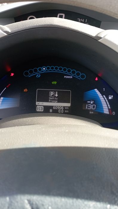 Ніссан Ліф. 100 км