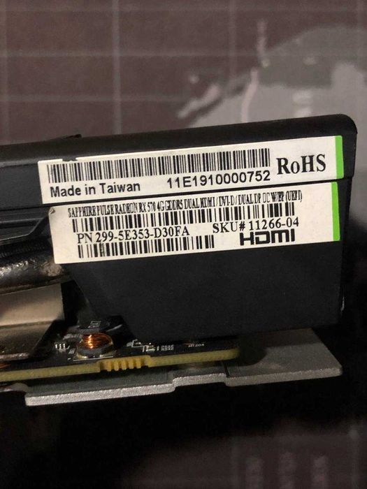 Видеокарта RX 570 4ГБ