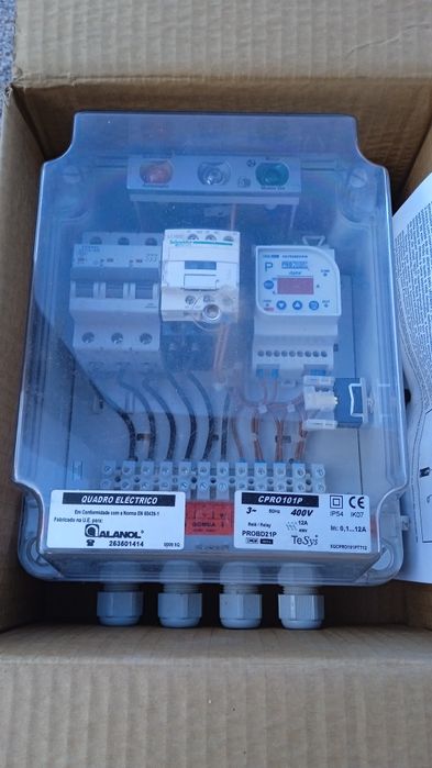 Quadro probomba trifásico cpro101p 12A400v