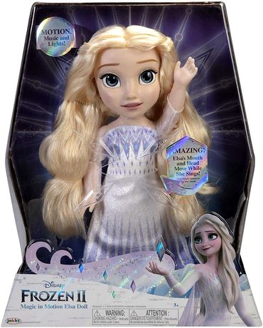 Интерактивная кукла Эльза с мимикой лица, свет, звук, Disney Frozen