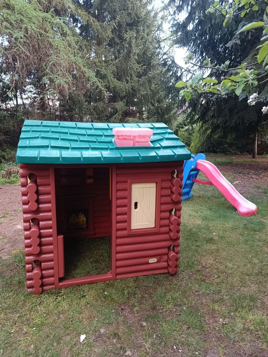 Domek ogrodowy dla dzieci Little Tikes plus zjeżdżalnia