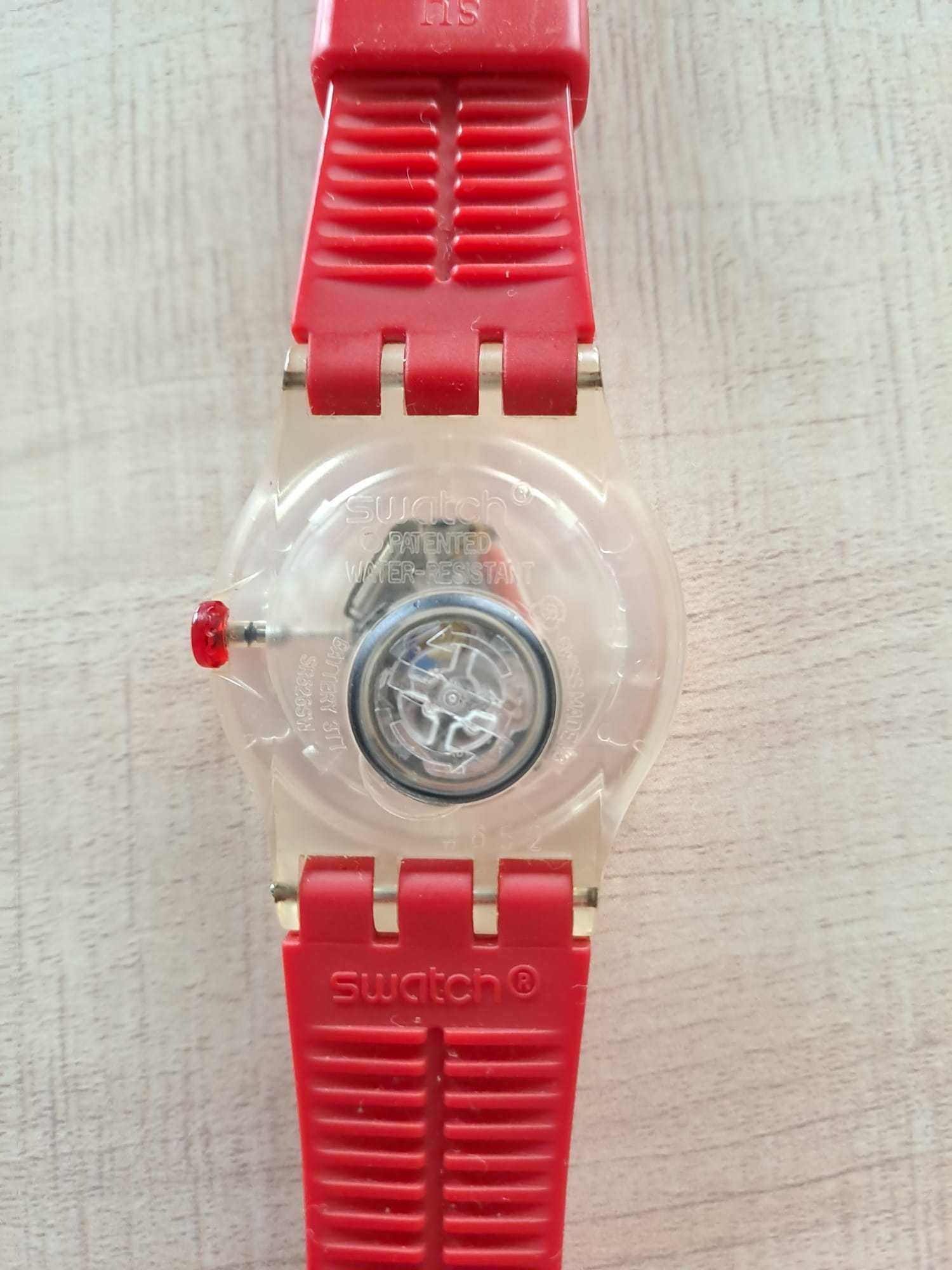Relógio Swatch a funcionar