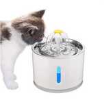 Bebedouro metálico elétrico LED p/ cães/gatos **envio grátis**