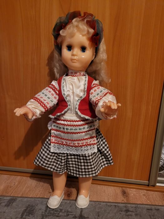 Lalka ZSRR CCCP 63cm Nowa strój ludowy Unikat dla kolekcjonera