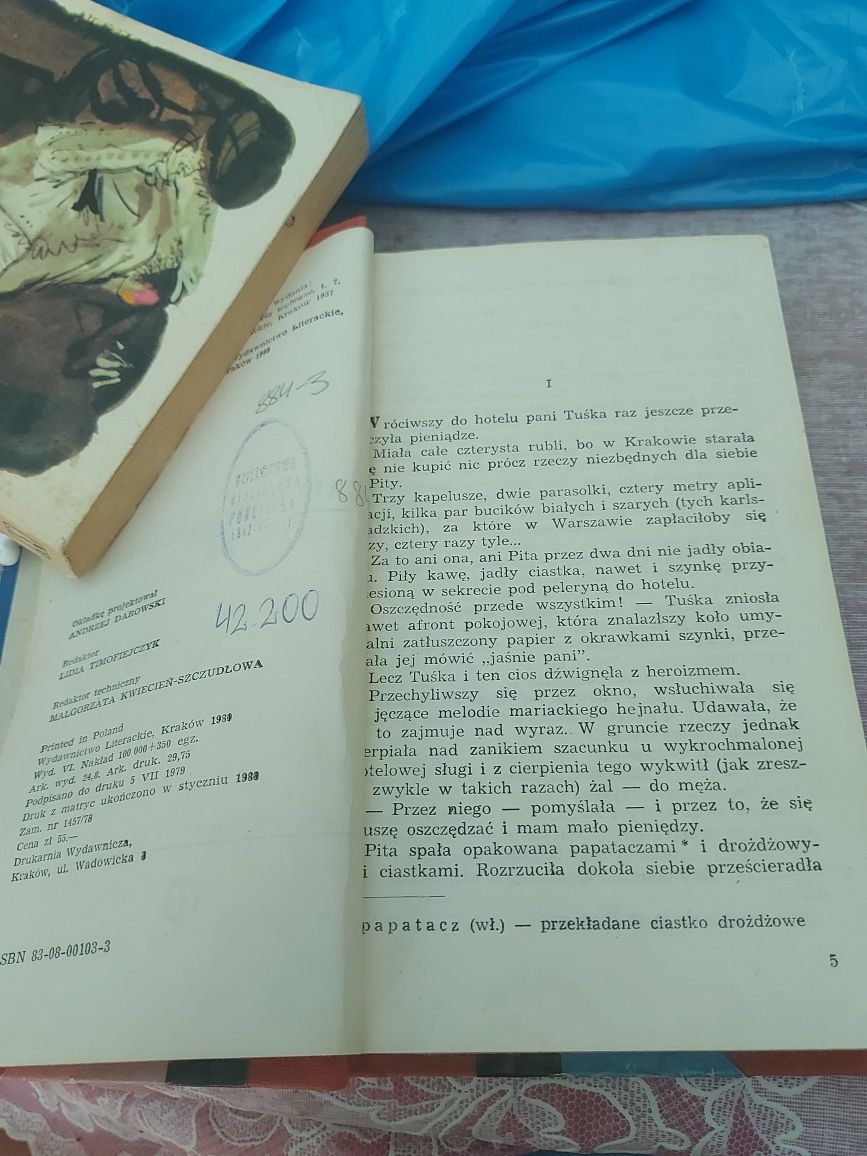 Książka Sezonowa Miłość 1980rok