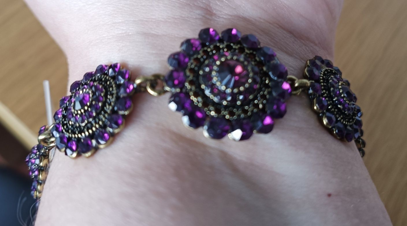 Pulseira cor beringela