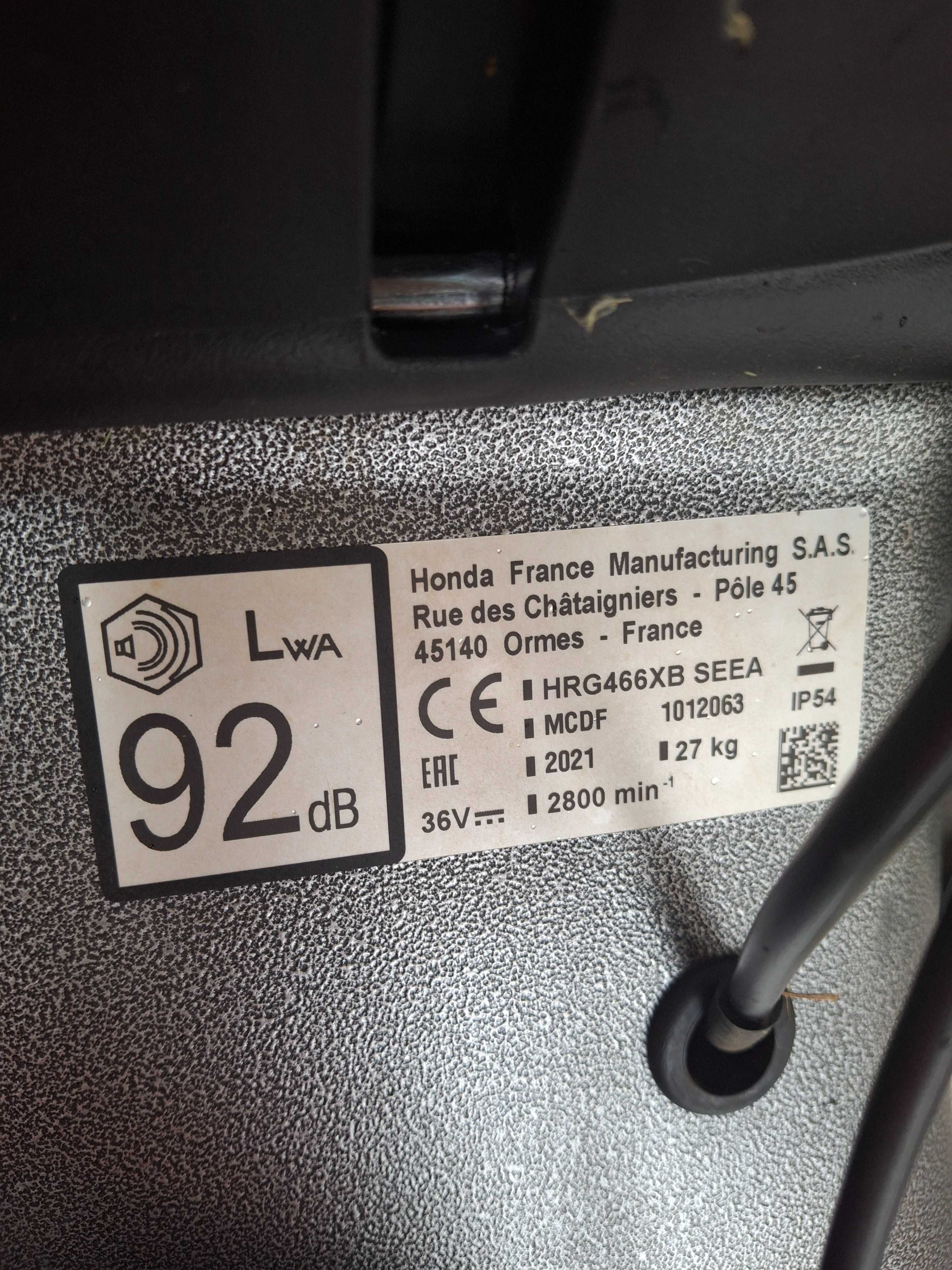 Kosiarka akumulatorowa HONDA HRG 466 XB zestaw