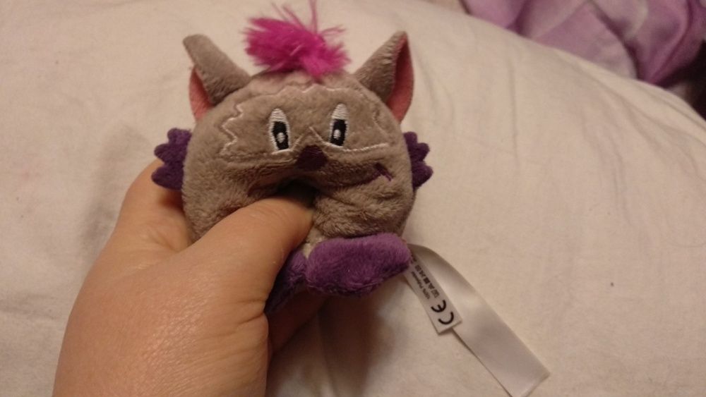 игрушка мягкая шарики круглый зубастик монстр чудик