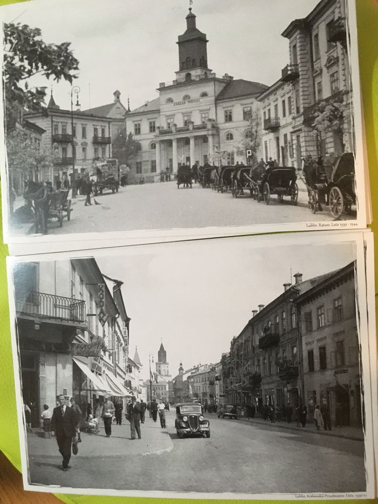 Pocztówki ze zdjęciami miast Lubelszczyzny.