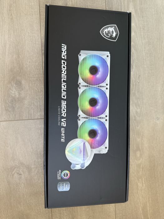 Chłodzenie wodne MSI MAG CoreLiquid 360R V2 Białe