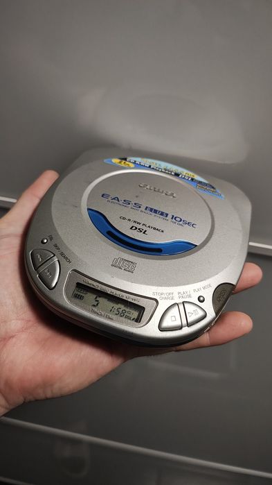 Discman odtwarzacz CD przenośny aiwa