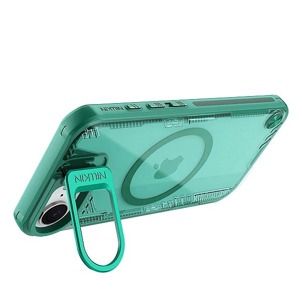 Etui Nillkin Iceblade Prop Magnetic z podstawką na iPhone 16e - zielon