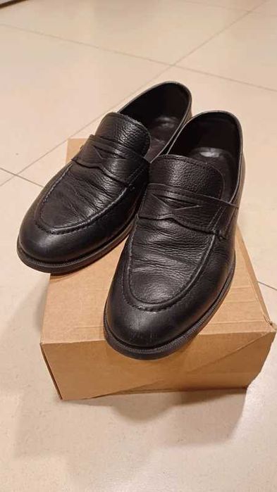 Sapatos pretos "Massimo Dutti" de homem