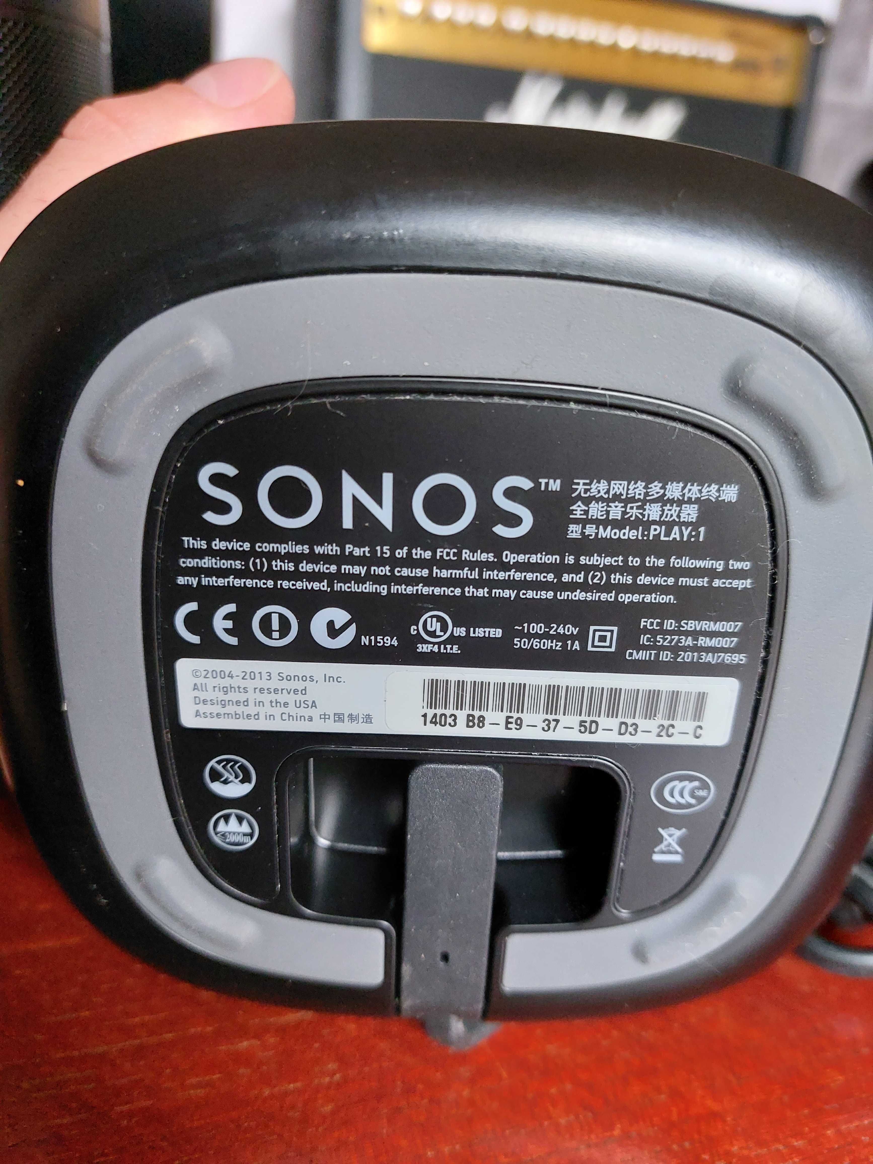 Sonos play 1- głośnik strumieniowy Wifi