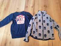 Bluza i polarek r 122 chłopiec