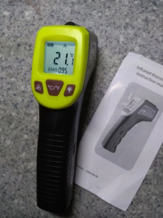 Пирометр лазерный инфракрасный цифровой термометр