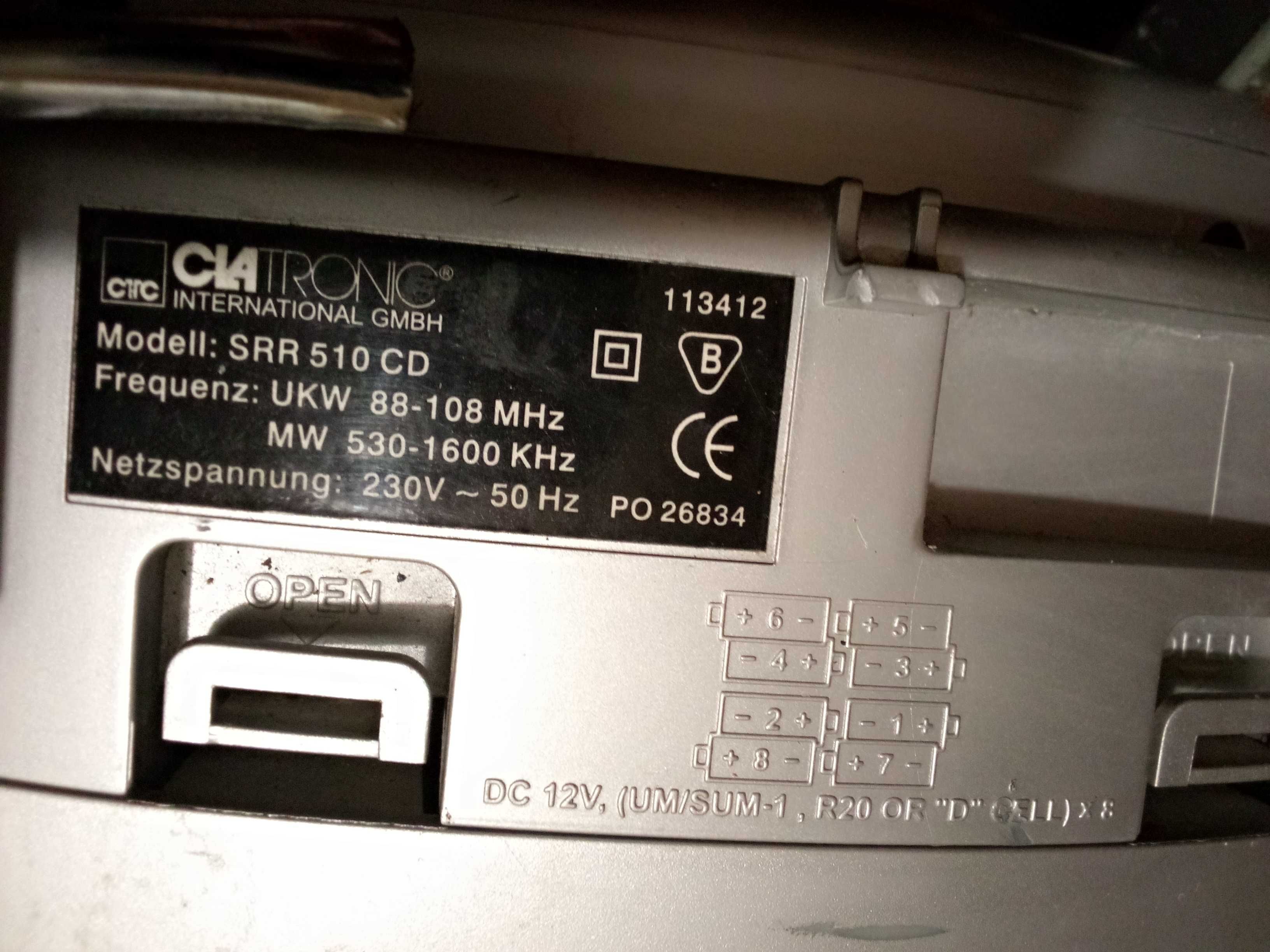 Radiomagnetofon CD Clatronic SRR 510CD