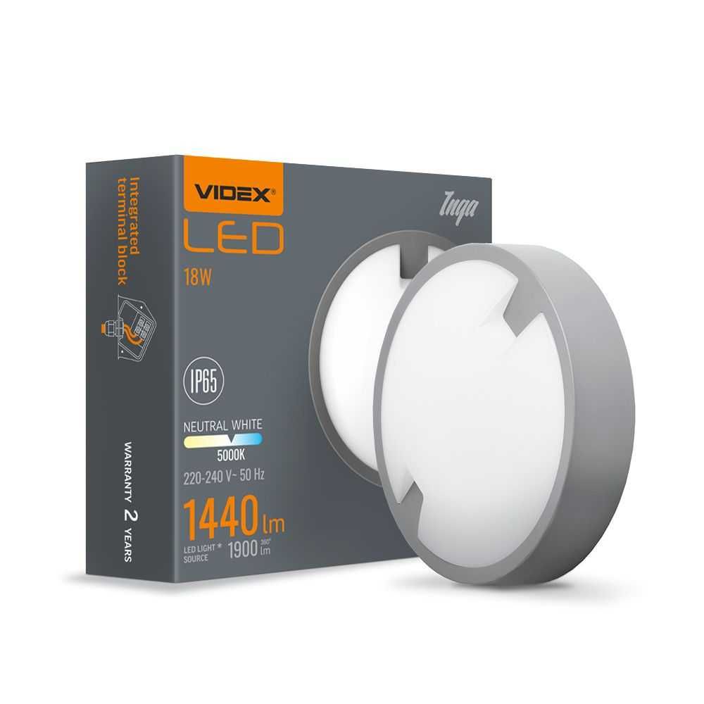 Oprawa zewnętrzna LED bulkhead 2 rodzaje 15W/18W 5000K IP65