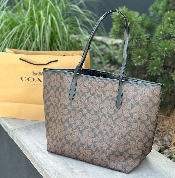 Сумка жіноча Coach шопер сумка женская коач