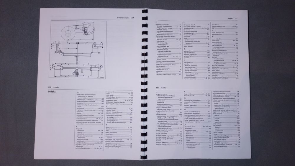 Opel Meriva A Instrukcja obsługi - wydruk w kolorze