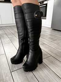 Зимові шкіряні чоботи “new trend italy design”