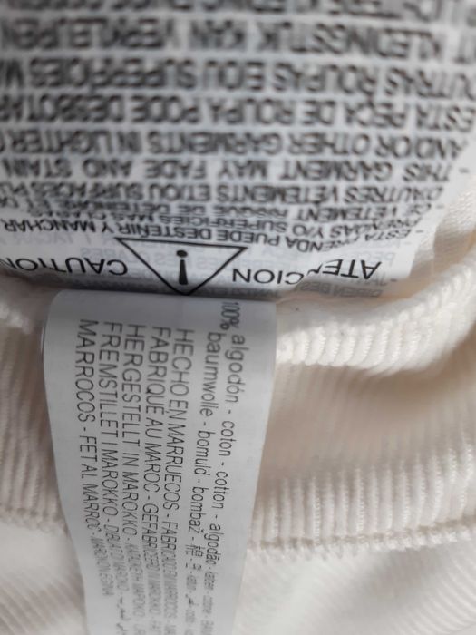 Стильные, вельветовые штаны кюлоты на высокой посадке zara