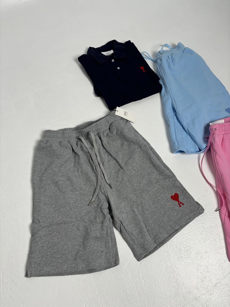 Шорти Ami shorts Амі з сердечком Ами довгі шорти baggy shorts Еми Эми