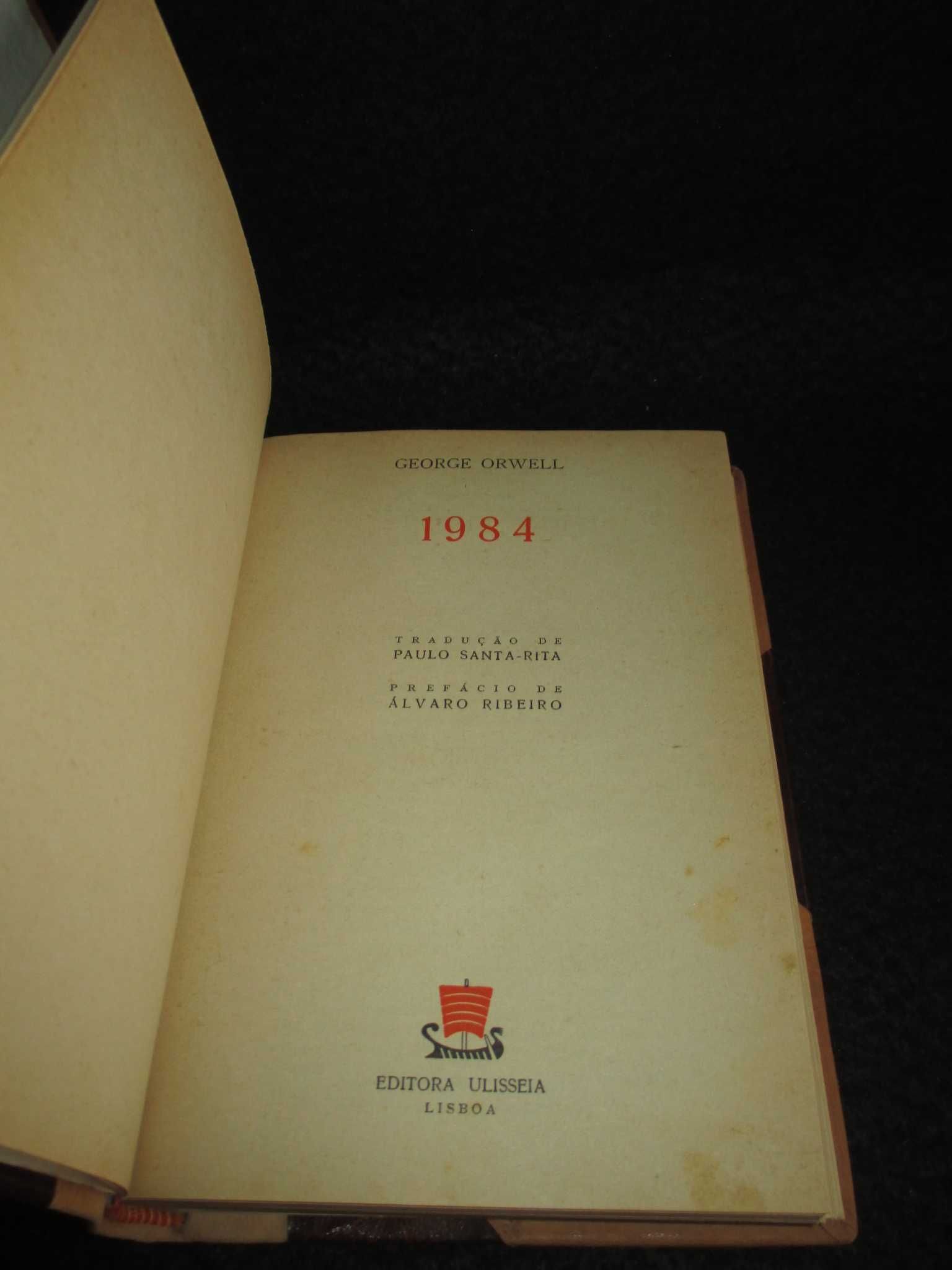 Livro 1984 George Orwell Ulisseia 1ª edição 1955